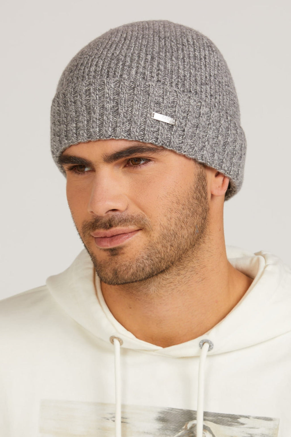 Czapki, Model: Bafo, Kolor: szary, Skład materiału: 80% Wełna; 20% Poliamid, Rozmiar: Uniwersalny (54-62)