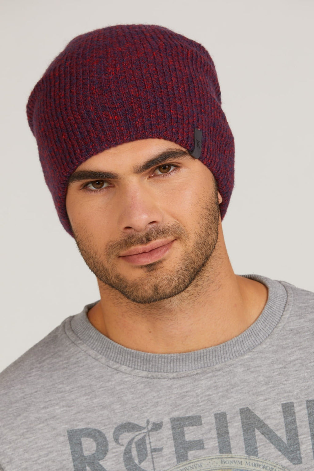 Čepice, Model: Orazio, Barva: cihlová, Složení materiálu: 32% Poliakryl; 27% Polyamid; 26% Bavlna; 14% Vlna; 1% Elastan, Určení: Podzim/Zima, Velikost: Univerzální (54-62) (Čepice, fotografie 5)