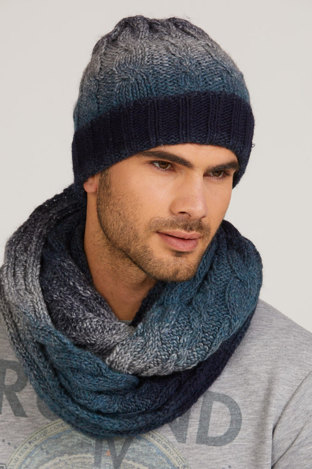 Čepice, Model: Rosario, Barva: džínová, Složení materiálu: 55% Poliakryl; 25% Vlna; 20% Alpaka, Velikost: Univerzální (54-62)