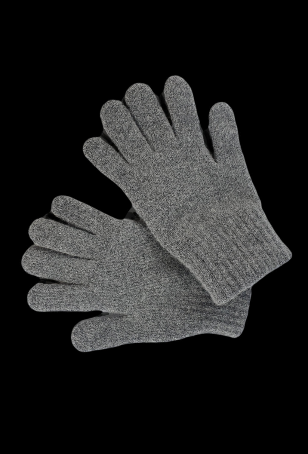 Rękawiczki, Model: Rękawiczki*01, Kolor: srebrny, Skład materiału: 80% Wełna; 20% Poliamid, Rozmiar: Uniwersalny (Rękawiczki, zdjęcie 2)