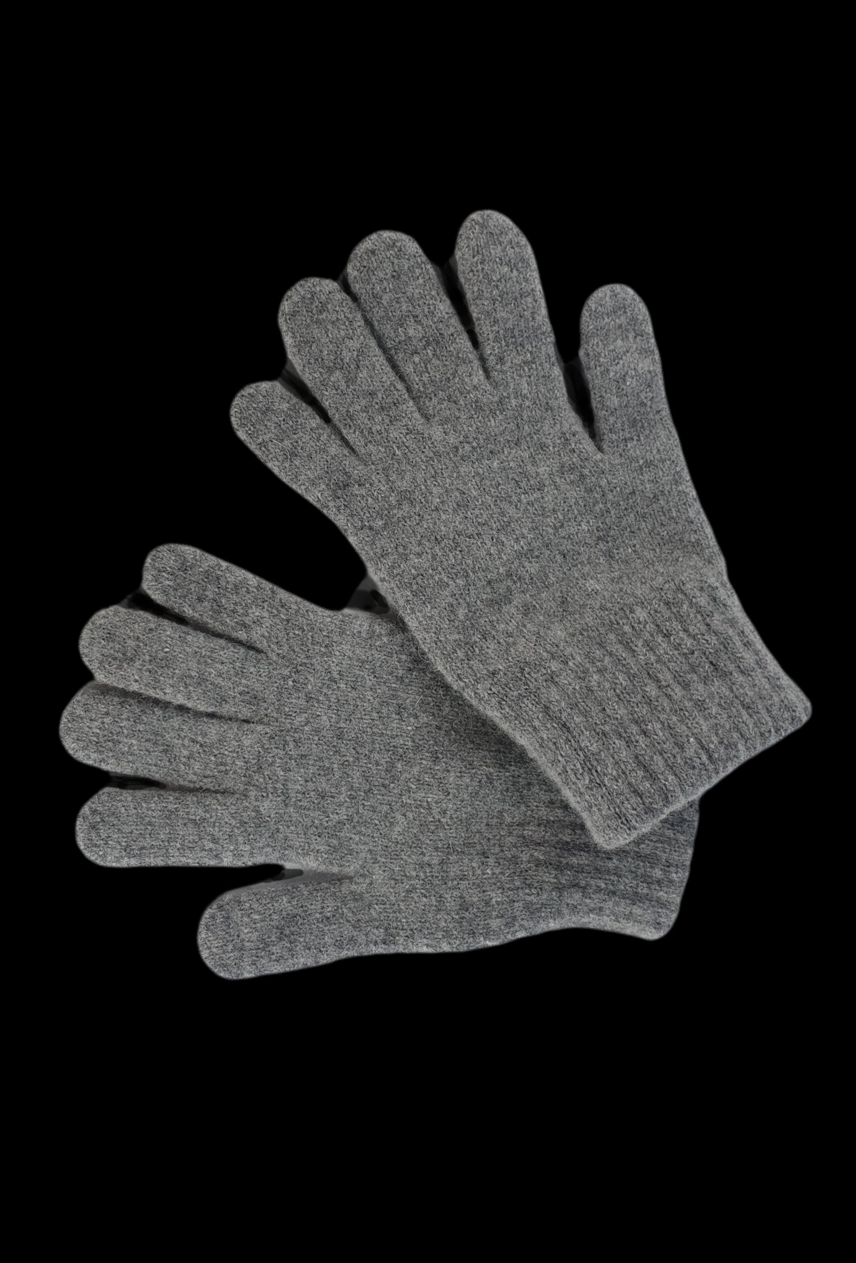 Rękawiczki, Model: Rękawiczki*01, Kolor: srebrny, Skład materiału: 80% Wełna; 20% Poliamid, Rozmiar: Uniwersalny (Rękawiczki, zdjęcie 2)