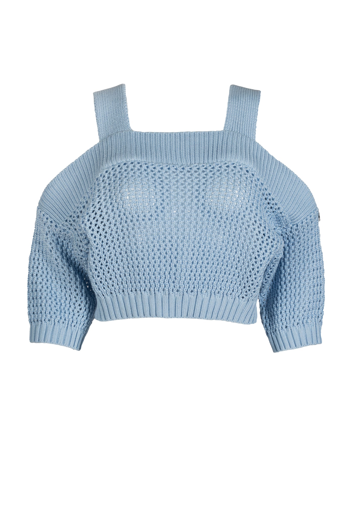 Top Damski, Model: Aurora, Kolor: błękitny, Skład materiału: 50% Bawełna ; 50% Akryl (Top Damski, zdjęcie 2)