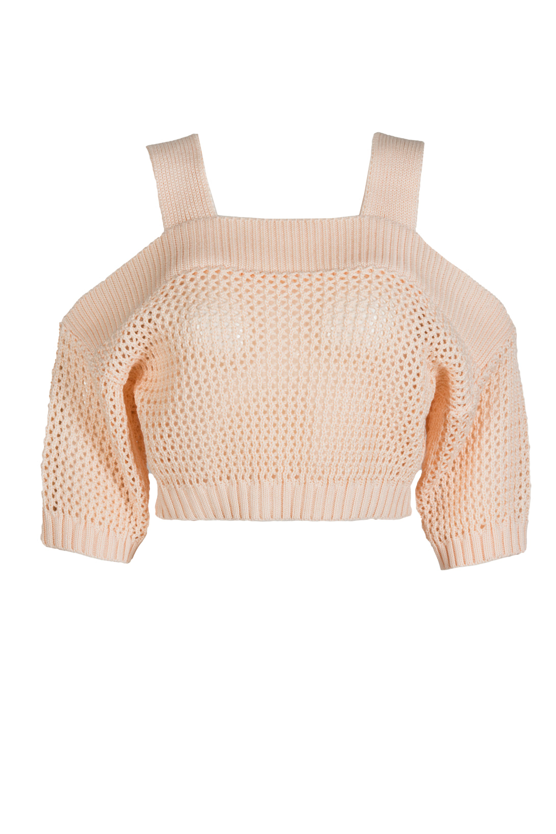 Top Damski, Model: Aurora, Kolor: łososiowy, Skład materiału: 50% Bawełna ; 50% Akryl (Top Damski, zdjęcie 2)