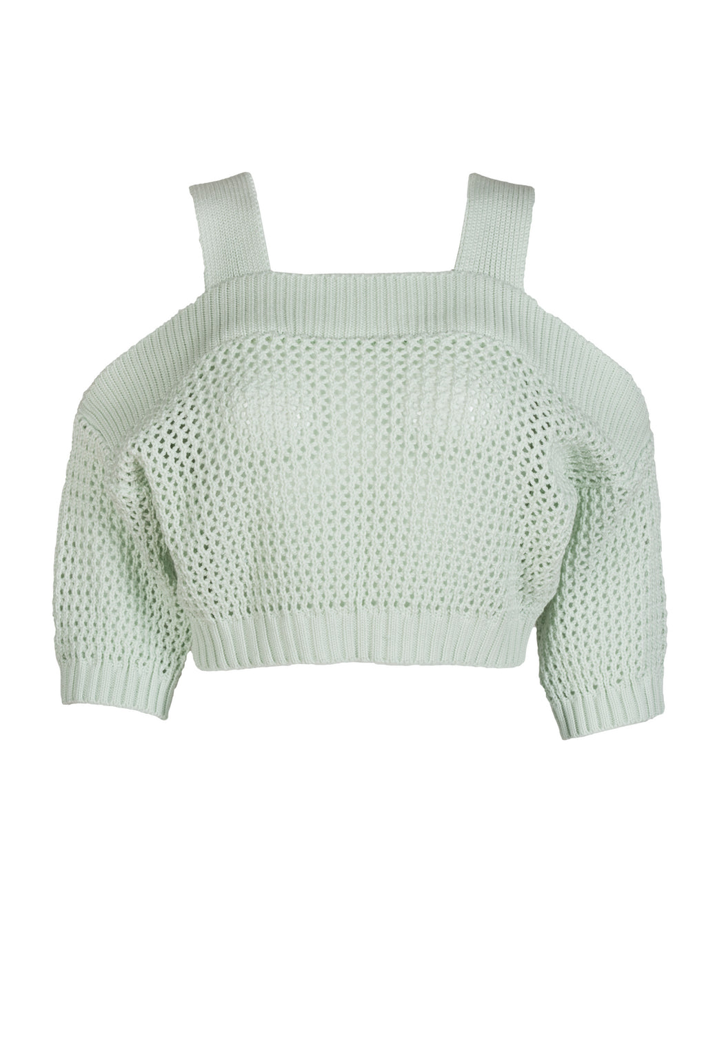 Top Damski, Model: Aurora, Kolor: pistacja, Skład materiału: 50% Bawełna ; 50% Akryl (Top Damski, zdjęcie 2)