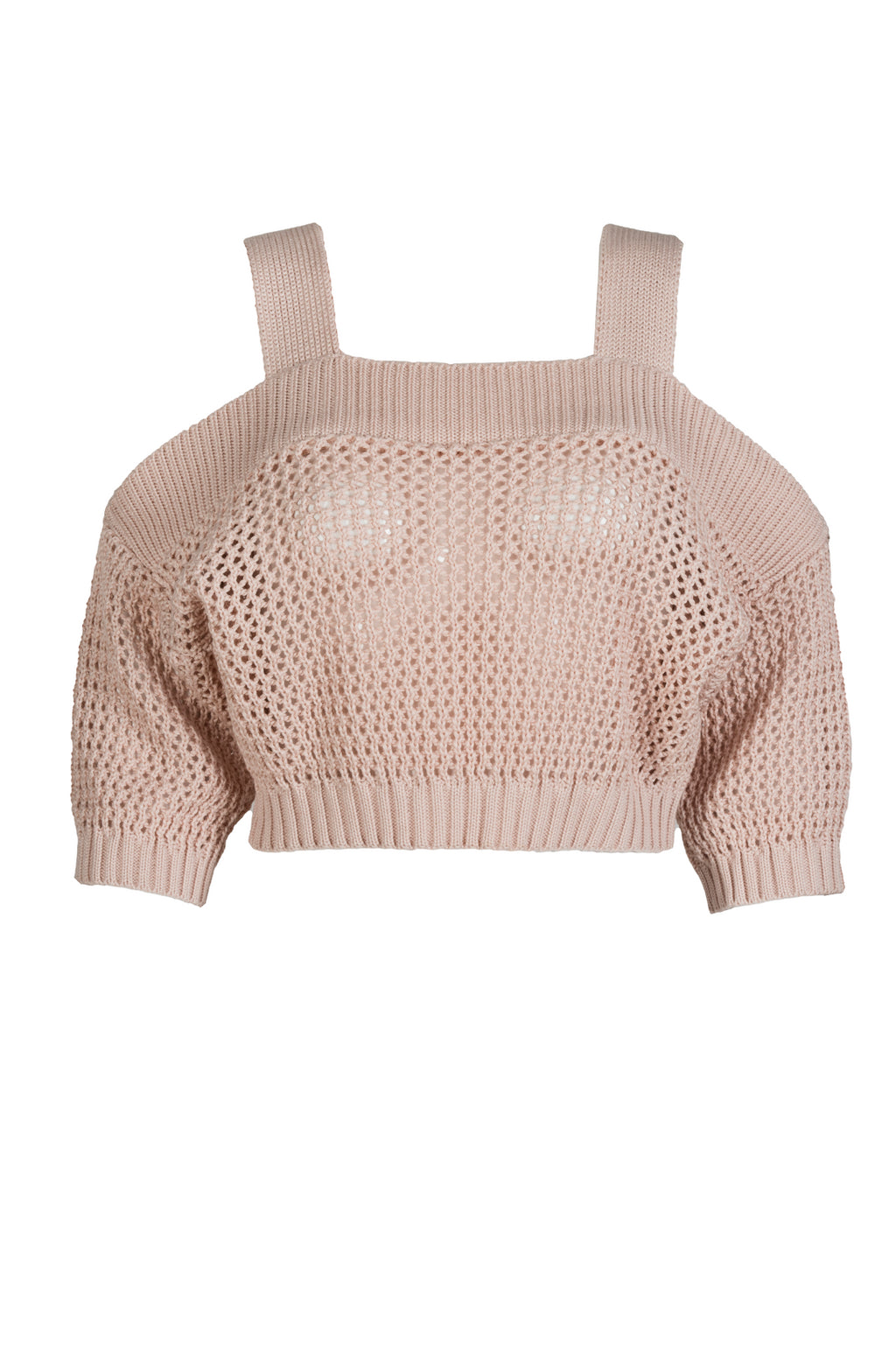 Top Damski, Model: Aurora, Kolor: różowy, Skład materiału: 50% Bawełna ; 50% Akryl (Top Damski, zdjęcie 2)