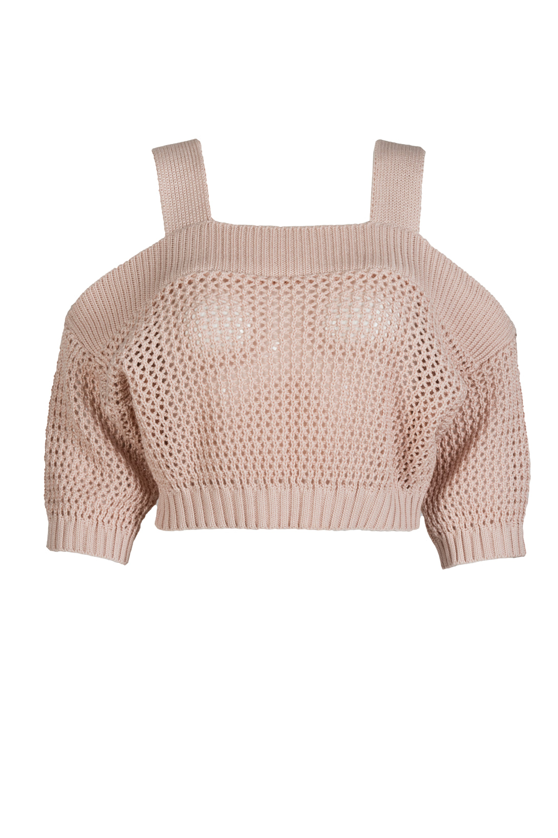 Top Damski, Model: Aurora, Kolor: różowy, Skład materiału: 50% Bawełna ; 50% Akryl (Top Damski, zdjęcie 2)