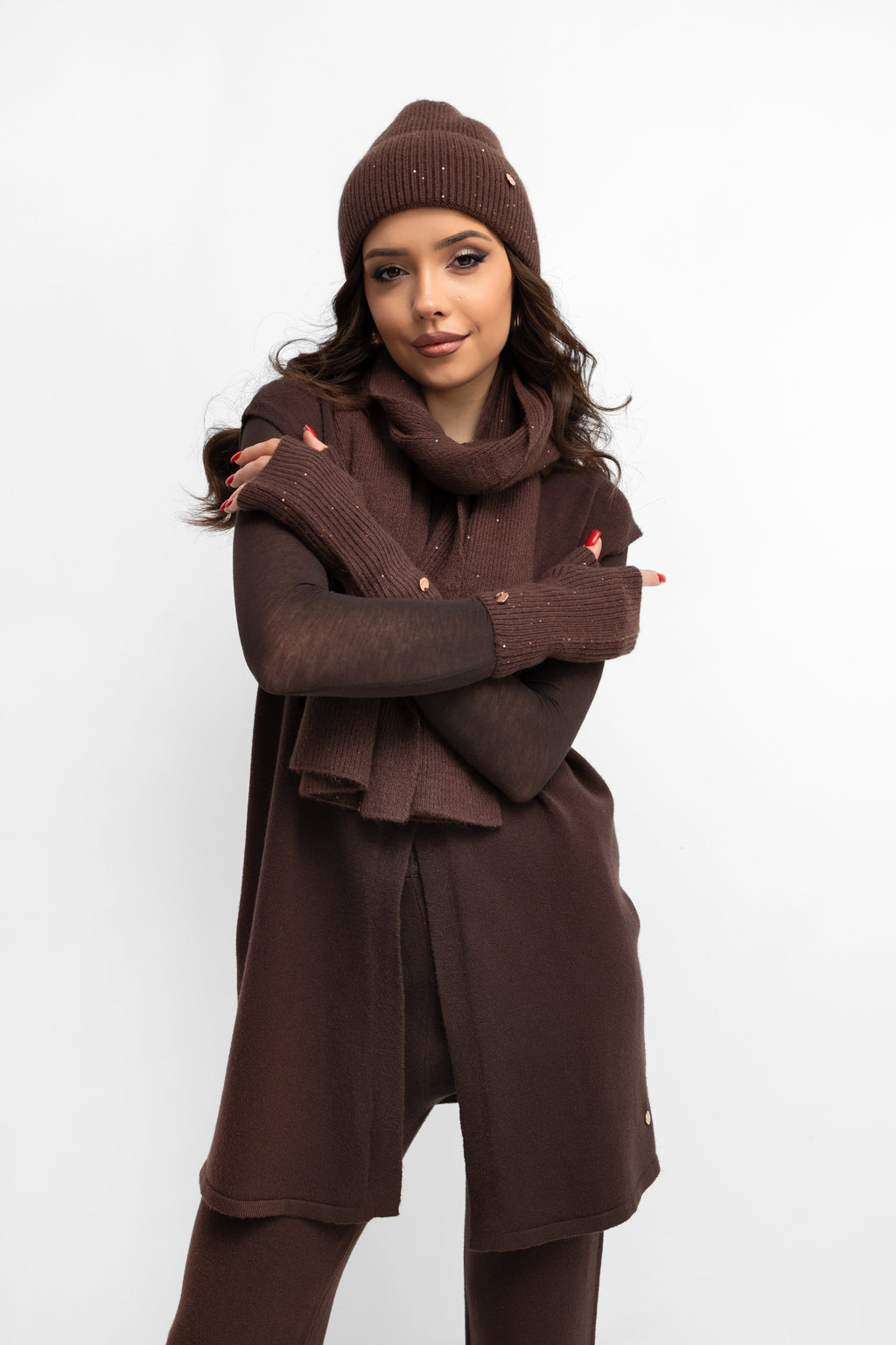 Klasyczny komplet zimowy, który doda blasku każdej zimowej stylizacji | Bastet | Spironik.pl