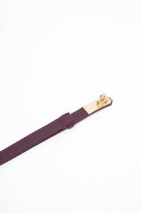 Ledergürtel. Farbe Braun