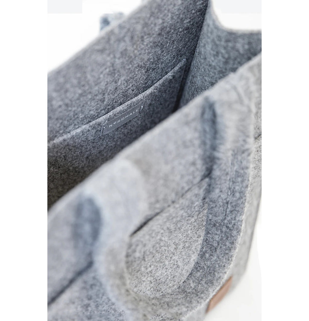 Torba Hof Tote – detal uchwytów i struktury filcu, ECO solidność.