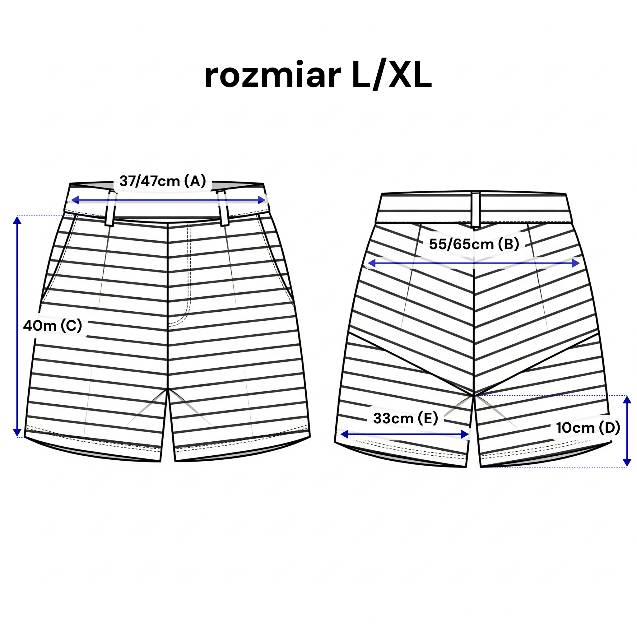Żółte spodenki w paski o luźnym kroju, świetnie komponujące się z T-shirtami i dopasowanymi topami | Bastet | Spironik.pl