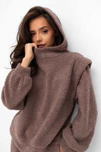 Lamb hoodie - Bastet by Agnieszka Włodarczyk. Color: Fango