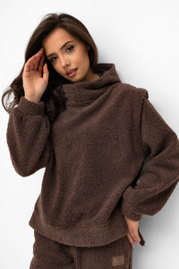 Lamb Hoodie - Bastet by Agnieszka Włodarczyk. Brown Color