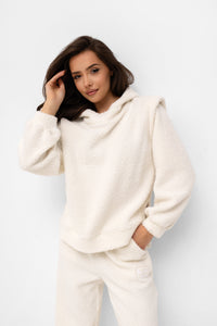 Lamb hoodie - Bastet by Agnieszka Włodarczyk. Color: Ecru