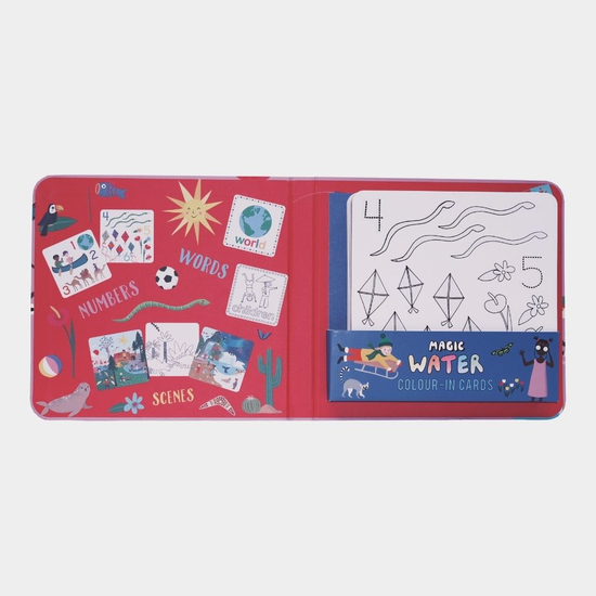 Detal teczki z kartami wodnymi, wykonanej z materiałów przyjaznych dla środowiska, z certyfikatem FSC | Floss & Rock | Spironik.pl