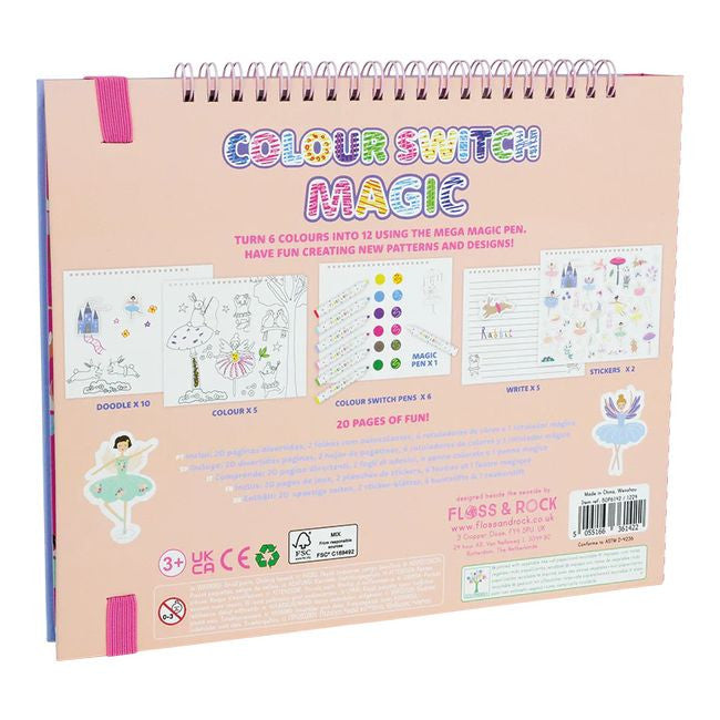 Dziecko w trakcie rysowania z zestawem Magia Kolorów, rozwijające kreatywność i zdolności manualne | Floss & Rock | Spironik.pl