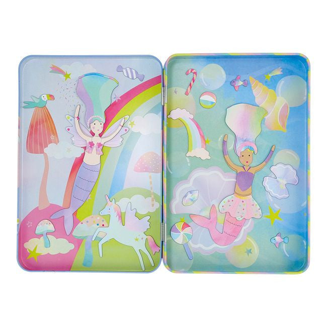 Pudełko układanki z widokiem z boku, idealne do przechowywania wszystkich elementów | Floss & Rock | Spironik.pl