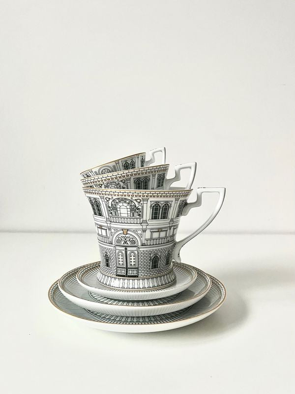 Detal porcelany filiżanki Palazzo, ukazujący wytworną fakturę i wykończenie | EasyLife | Spironik.pl