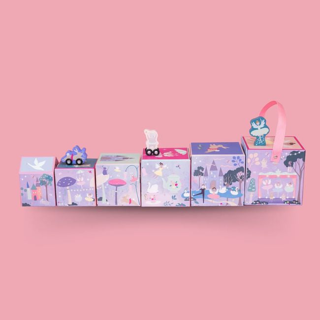 Piramida do układania w dużym pudełku z poręcznym uchwytem | Floss & Rock | Spironik.pl