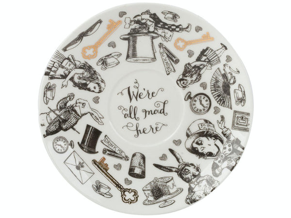 Detal porcelany Bone China z kolekcji Victoria & Albert, zbliżenie na złote elementy | V&A Victoria & Albert Museum | Spironik.pl