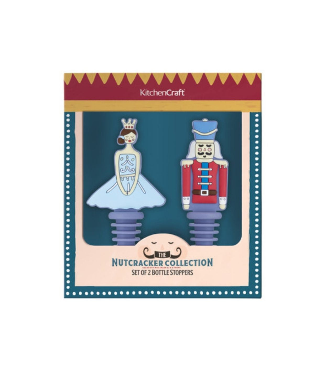 Detal zatyczki KitchenCraft wykonanej z nietoksycznego silikonu, pastelowe kolory i skandynawski styl | KitchenKraft | Spironik.pl