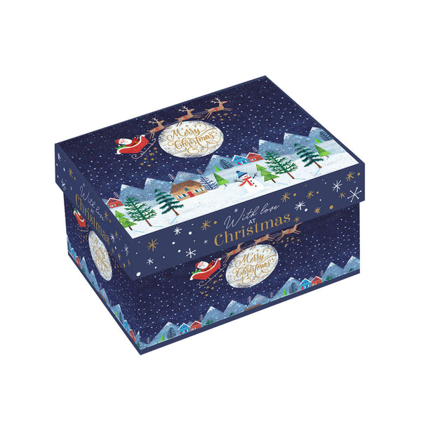 Detal porcelanowego kubka z widokiem na sanie z reniferami, elegancka faktura i świąteczne wzornictwo | EasyLife | Spironik.pl