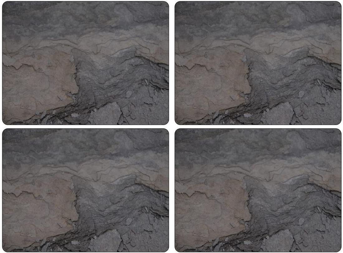 Duża podkładka korkowa z motywem skał łupkowych, idealna do eleganckiego nakrycia stołu | Pimpernel | Spironik.pl