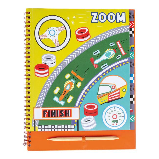 Zbliżenie na fakturę folii, która nadaje blasku stworzonym obrazkom | Floss & Rock | Spironik.pl