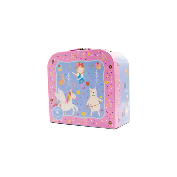 Walizeczka z zestawem herbacianym Tęczowe Wróżki, idealna do zabawy w dom i odgrywanie ról | Floss & Rock | Spironik.pl