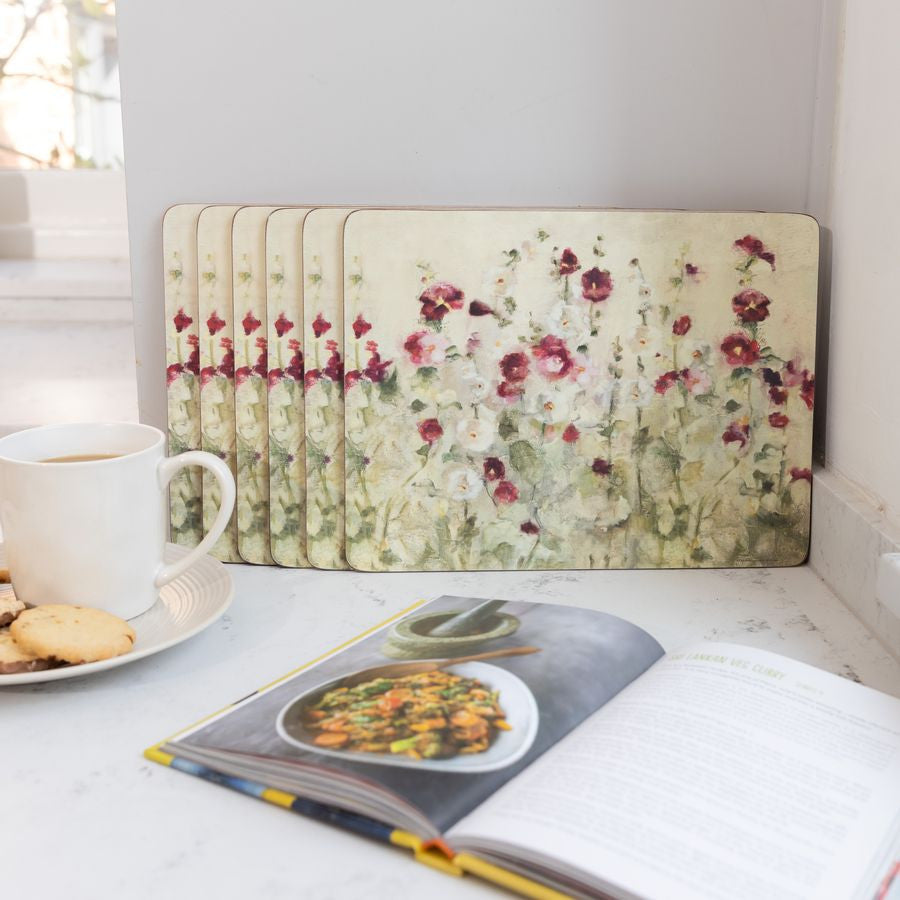 Sada šesti podložek s lakovanou plochou, ideálních na letní setkání | KitchenKraft | Spironik.pl