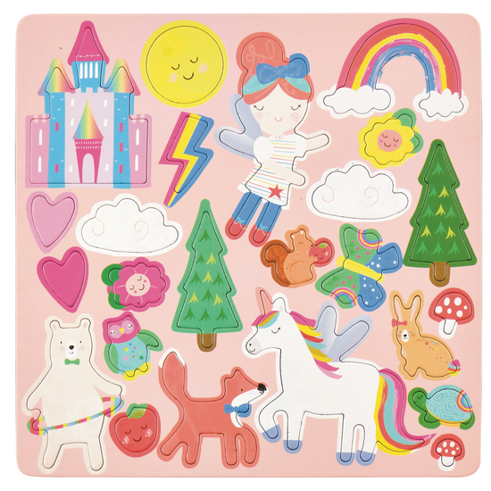 Widok z boku zestawu gier magnetycznych, pokazujący różnorodność plansz i akcesoriów | Floss & Rock | Spironik.pl