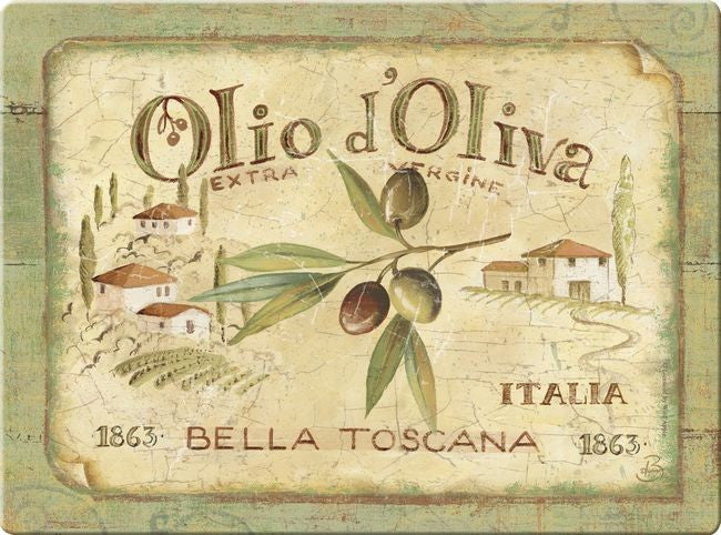 Zestaw czterech podkładek korkowych z lakierowaną powierzchnią w stylu toskańskim | KitchenKraft | Spironik.pl