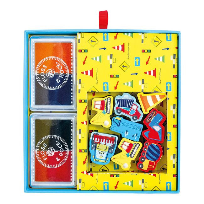 Pudełko z szufladą, idealne do przechowywania pieczątek i tuszy | Floss & Rock | Spironik.pl