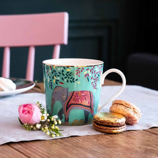 Skala kubka porcelanowego, wysokość 9 cm, szerokość 12,5 cm | Pimpernel | Spironik.pl