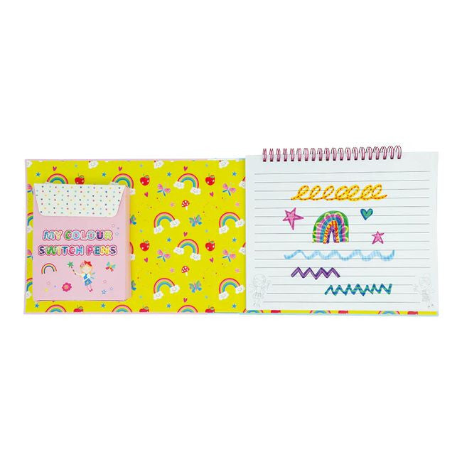 Zbliżenie na magiczny pisak, który zmienia kolory, z widoczną fakturą | Floss & Rock | Spironik.pl