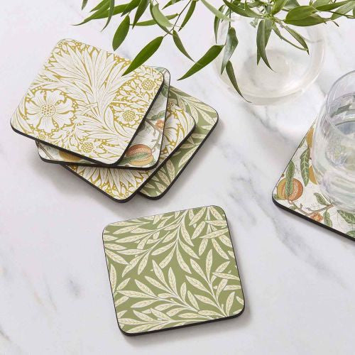 Zestaw sześciu podkładek w eleganckim wzorze, doskonały pomysł na prezent lub dekorację stołu | Pimpernel | Spironik.pl