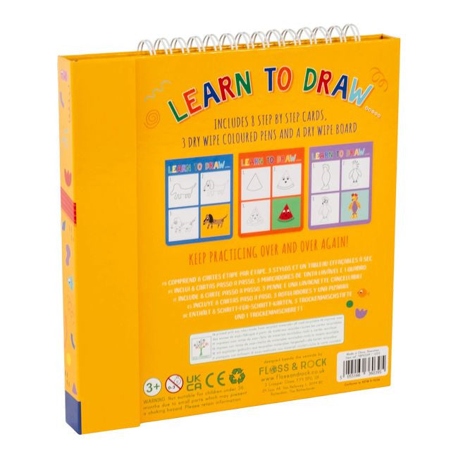 Sada na kreslení s pohledem z boku, ukazující praktické magnetické uzavření | Floss & Rock | Spironik.pl