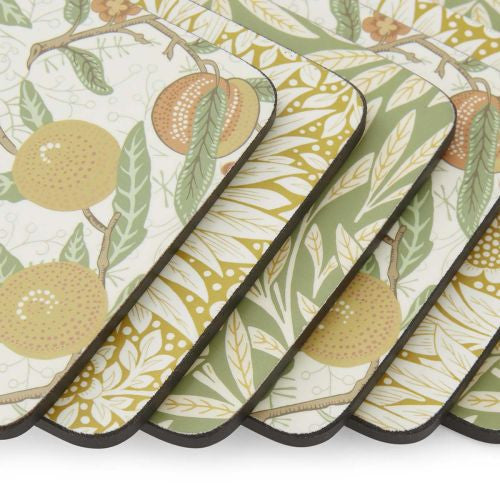 Detal podkładki z kolekcji Morris & Co. ukazujący wysoką jakość lakierowanej powłoki | Pimpernel | Spironik.pl