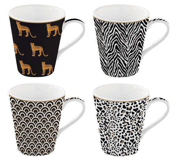 Kubek w użyciu, na stole z kawą, elegancki design i pojemność 300 ml | EasyLife | Spironik.pl