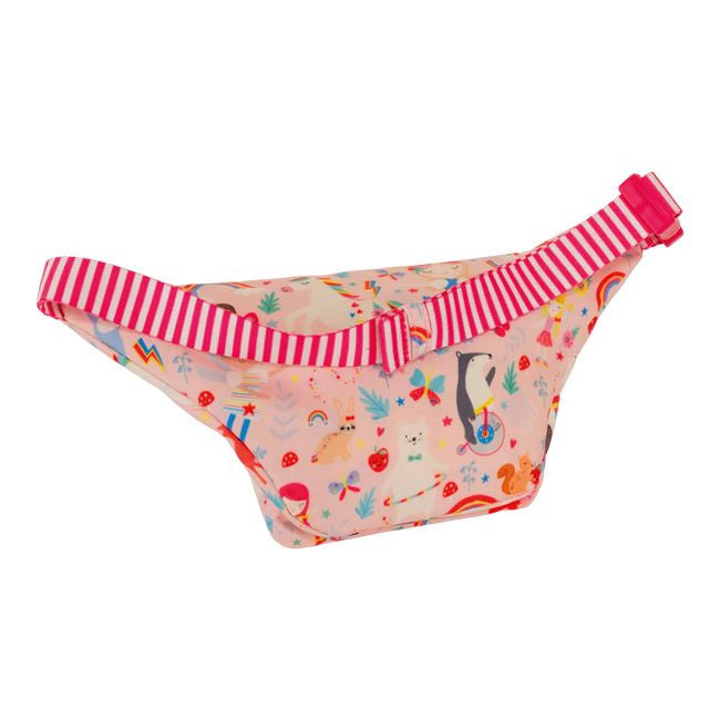 Zbliżenie na suwaki z breloczkami w kształcie wróżek, dodające uroku saszetce | Floss & Rock | Spironik.pl