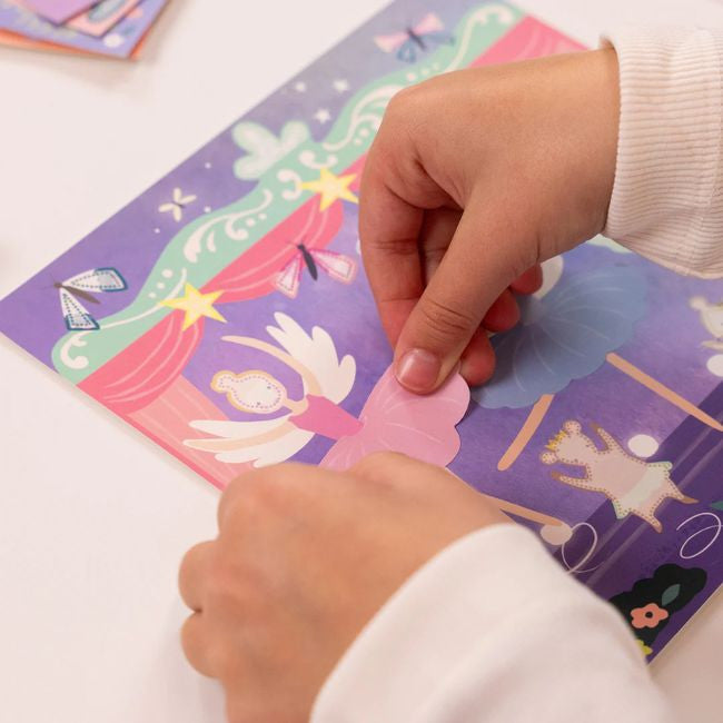 Detal okładki zestawu Baletnice z praktycznym zamknięciem na gumkę | Floss & Rock | Spironik.pl