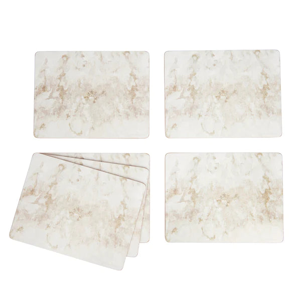 Detal podkładki z efektem marmuru, ukazujący gładką powierzchnię | KitchenKraft | Spironik.pl