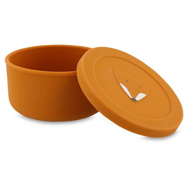 Pojemnik z silikonu spożywczego, widok z boku, ukazujący jego miękkość i odporność na upadki | Trixie | Spironik.pl
