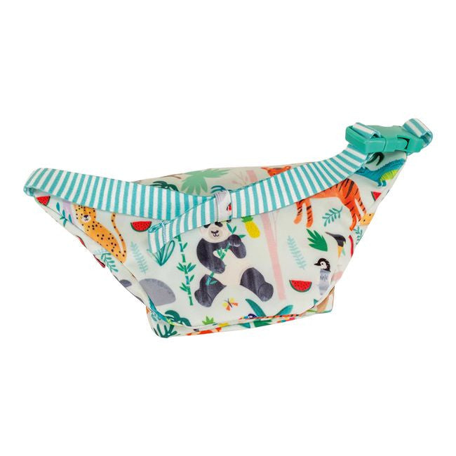 Dżungla Saszetka - Nerka z boku, prezentująca regulowany pasek do noszenia na biodrach lub ramieniu | Floss & Rock | Spironik.pl