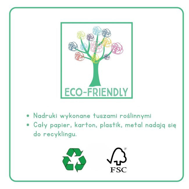 Zbliżenie na jedną z kolorowych scen do rysowania w zestawie do kalkomanii Floss & Rock | Spironik.pl