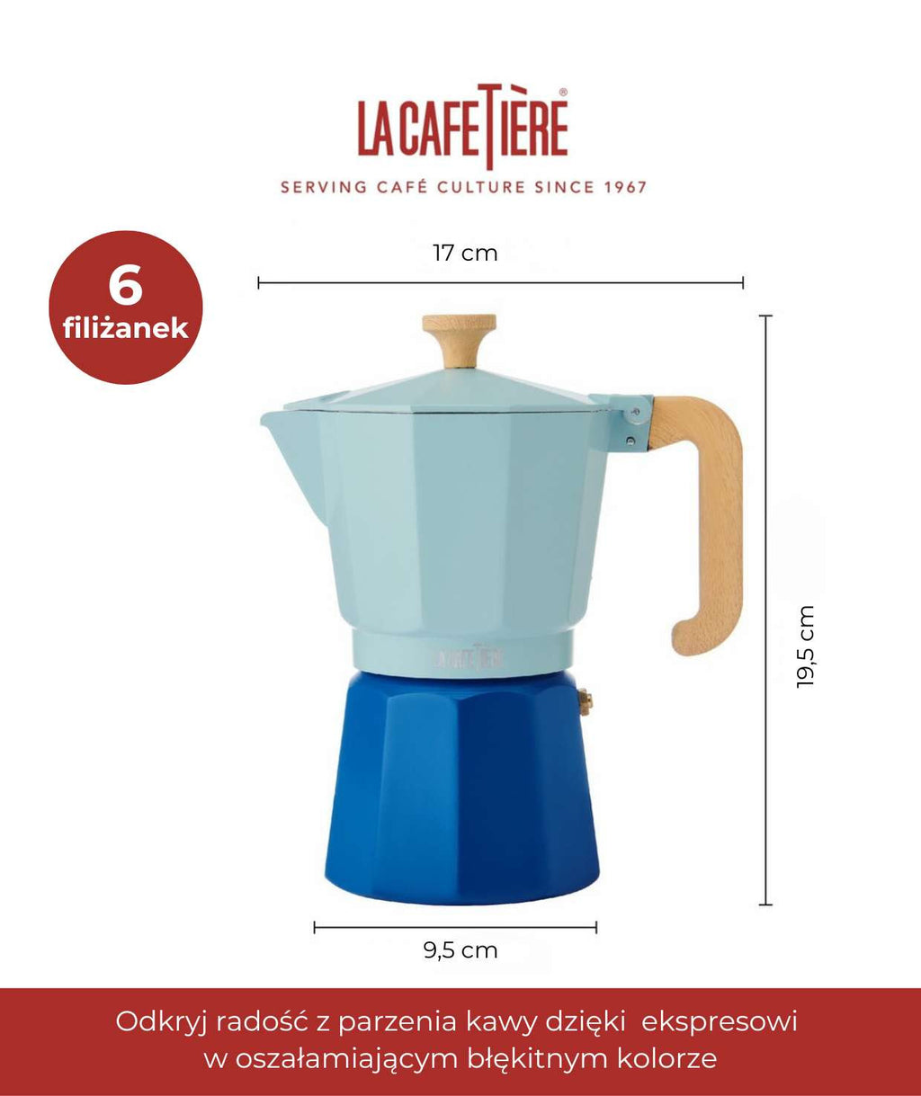 Kawiarka La Cafetière Venice w eleganckim otoczeniu kuchennym, podkreślająca stylowy design | La Cafetiere | Spironik.pl