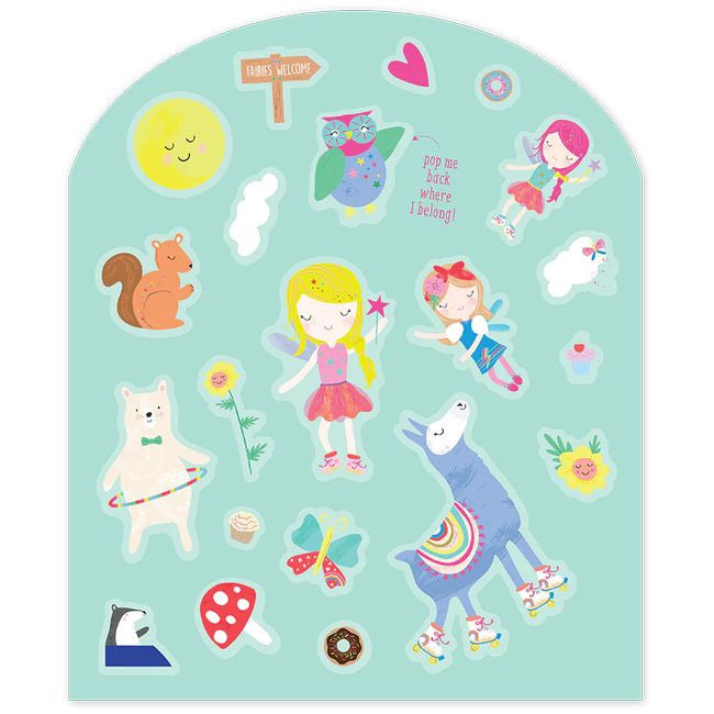 Zestaw naklejek w twardej okładce, idealny do zabrania w podróż | Floss & Rock | Spironik.pl