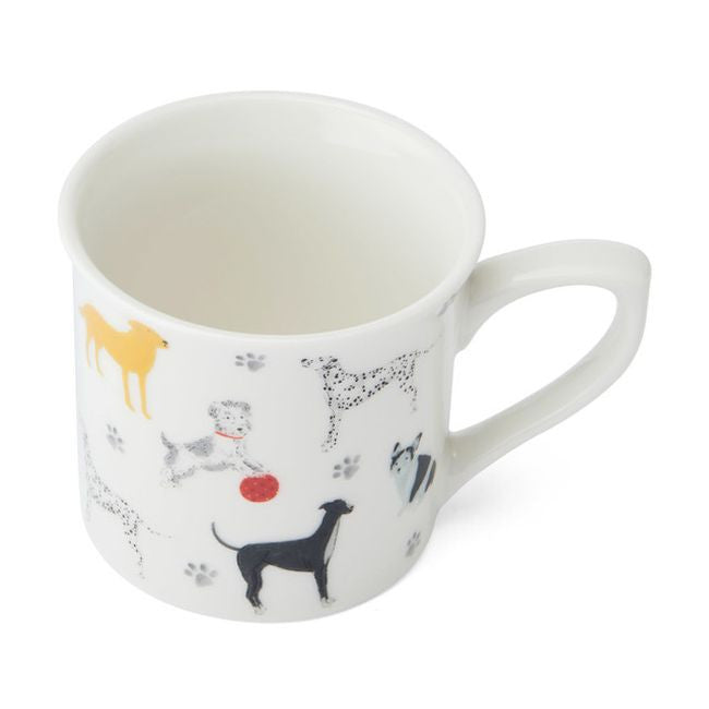 Elegancki kubek porcelanowy Mikasa, widok z góry na ryflowaną powierzchnię | KitchenKraft | Spironik.pl