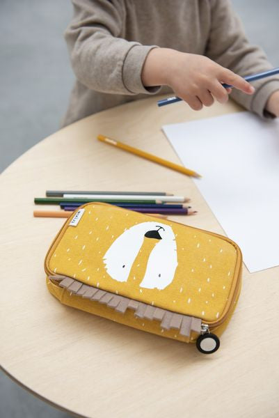 Zbliżenie na materiał piórnika, wykonany z bawełny i poliestru, łatwy w czyszczeniu | Trixie | Spironik.pl