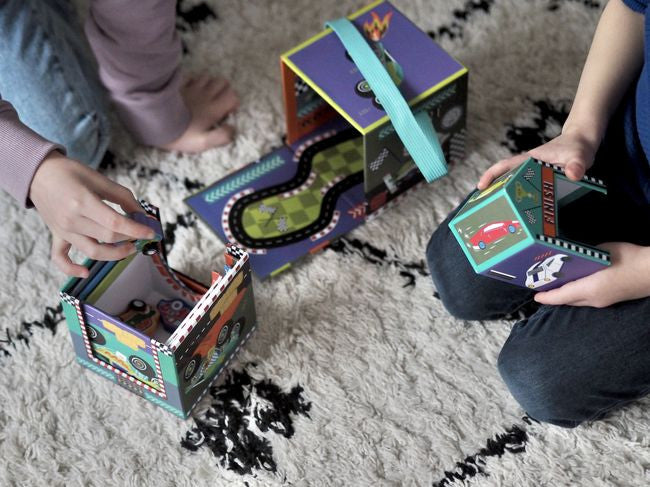 Poręczne pudełko z uchwytem, idealne do przenoszenia zestawu | Floss & Rock | Spironik.pl