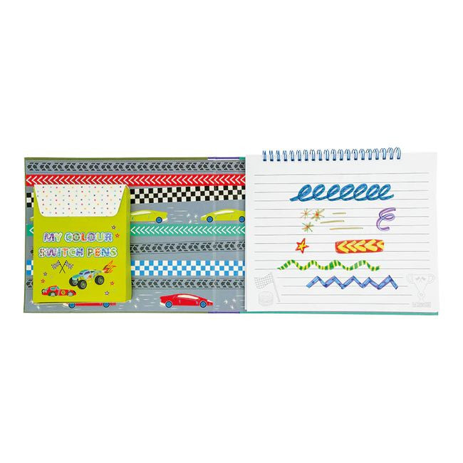 Detal magicznego pisaka, który zmienia kolory, zbliżenie na jego końcówkę | Floss & Rock | Spironik.pl